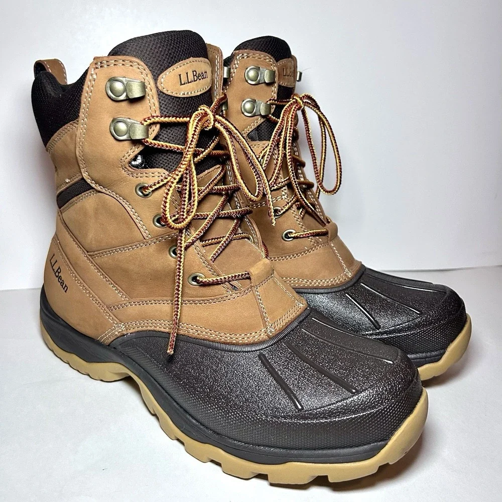 L.L.Bean Tek 2.5 Boots Primaloft Duck Storm Chaser 297726 Hiking Trail Size 9 M
